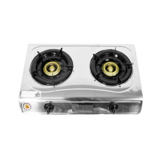 JTC 2 Gas Burner Stove (GSSP-2GB072) - Silver
