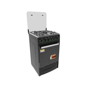 Syinix Standing Cooker with Electric Oven 3 Gas Burners 1 Hot Plate